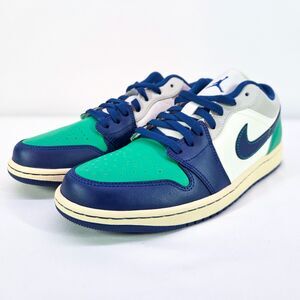 Nike Air Jordan 1 Low Rare Air Sail Deep Royal Blue Men’s 9.5 NEW 553558-147